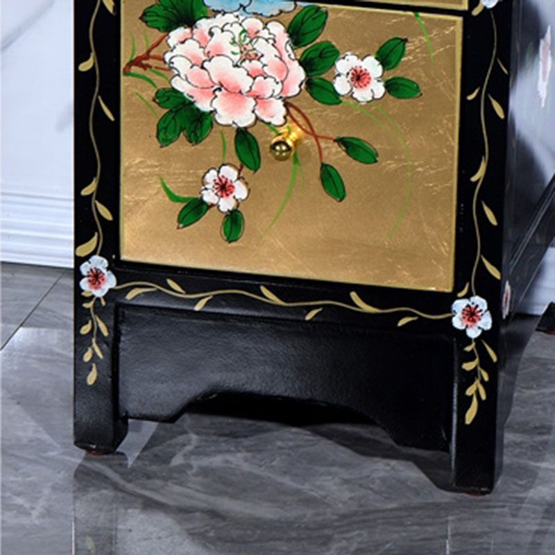 Nautical Bedroom Storage Chest Wooden Vertical Chest with Drawers