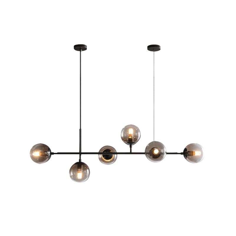 Global Island Lighting Fixture 6 Lights Modern for Dining Room