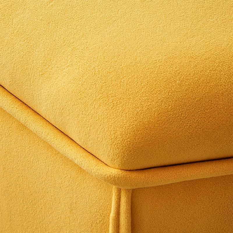 Contemporary Ottoman Solid Color Cotton Blend Standard Indoor Tear Resistant Ottoman