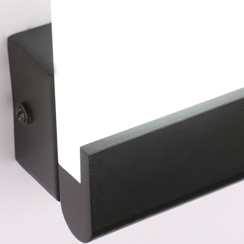 Accesorios de iluminación negro de 6w de lámpara contemporánea para sala de estar de dormitorio