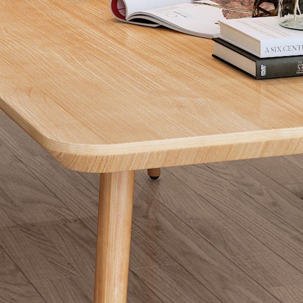 Simplicity Rectangle Dining Room Table Pine Solid Wood Table with 4 Legs