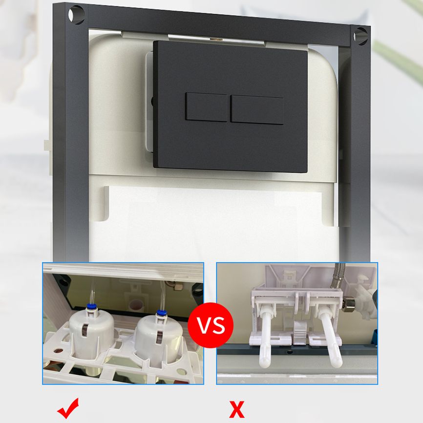 Wall Mount All-In-One Toilet Bowl Porcelain Contemporary Flush Toilet