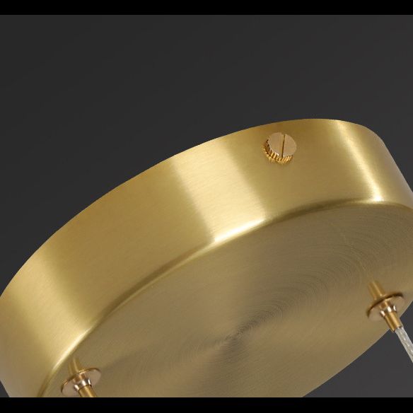 Apparecchi di illuminazione a sospensione circolare Postmoderna Luce sospesa in stile lusso