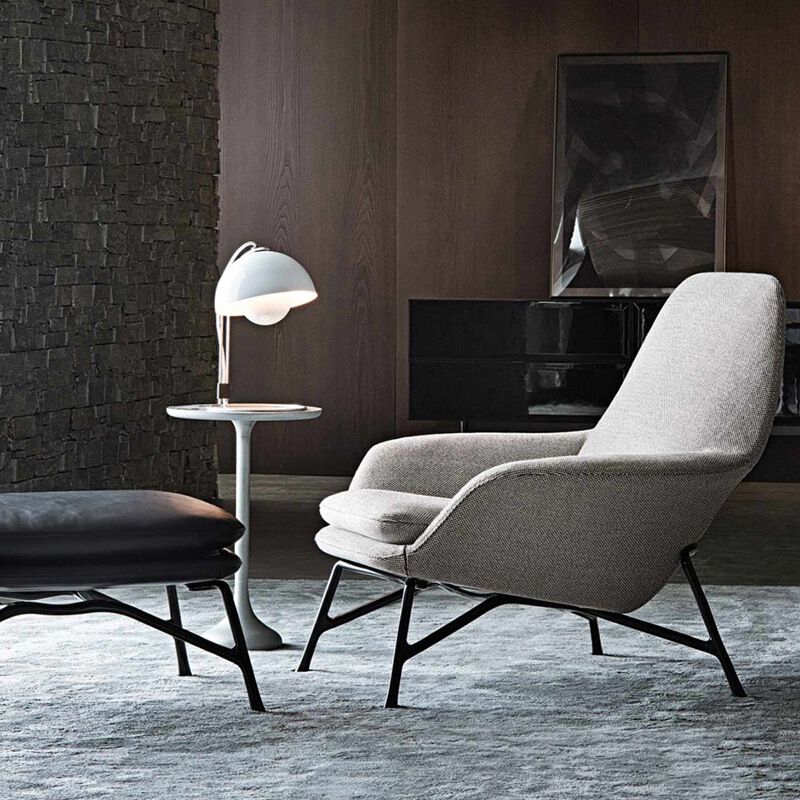 25.59" L x 31.49" W x 34.64" H Faux Leather Armchair for Living Room