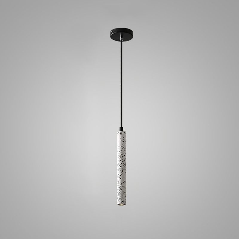 Zementzylinder -Suspension Licht moderner Stil 1 Licht hängende Leuchten