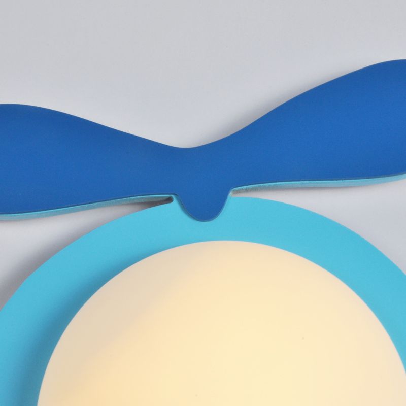 Helicóptero Baby Kid Helicóptero Splicadores de madera Estilo de dibujos animados LED LED