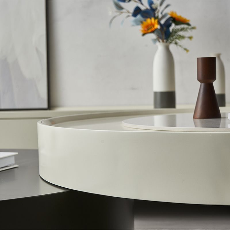 Wood Coffee Cocktail Table with Tray Top Abstract Coffee or End Table with Storage