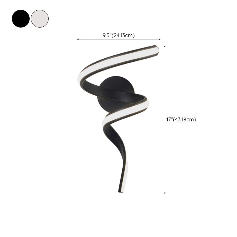 Strip Shape Wall Lamp Modern Wall Mount Lamp with Silica Gel Shade for Bedroom
