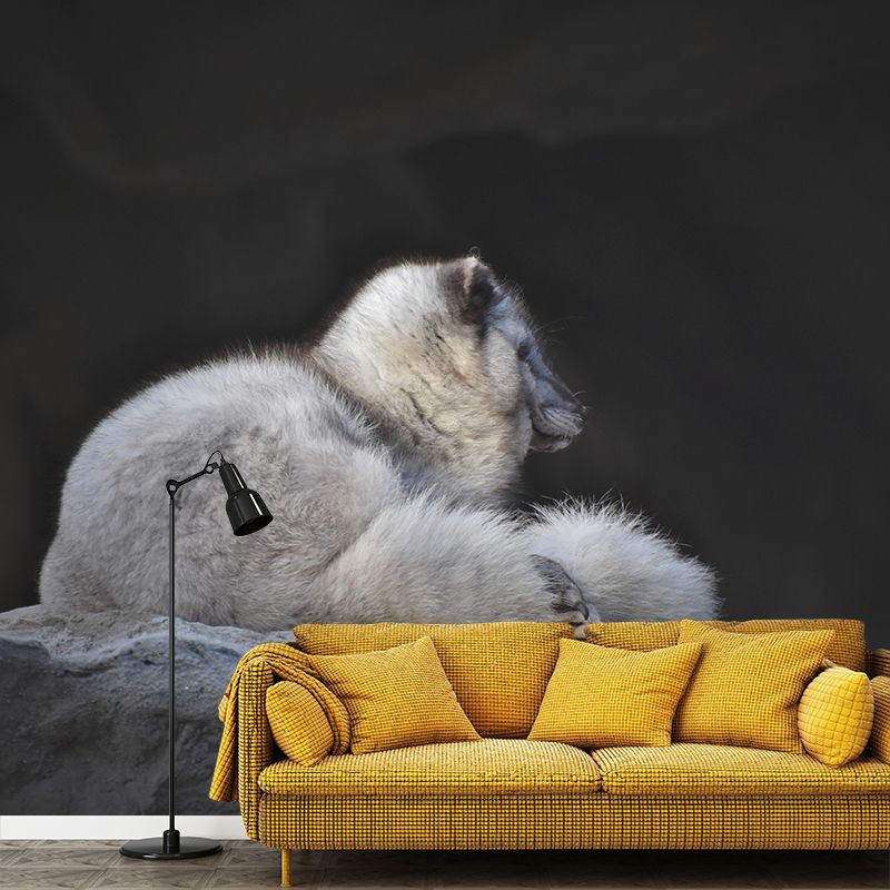 Photography Wild Animal Fox Mural Wallpaper Environment Friendly for Living Room