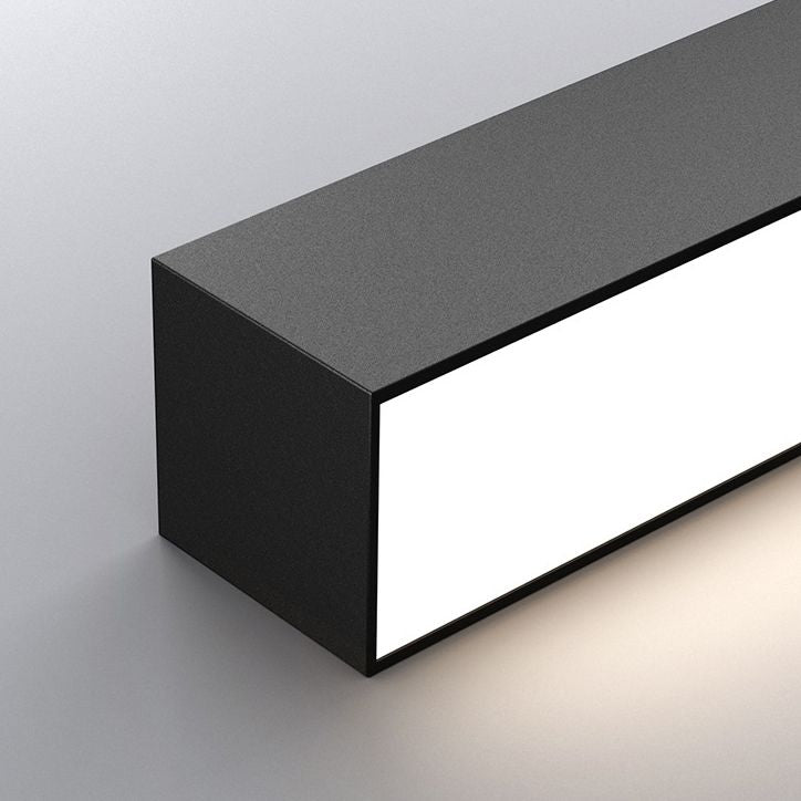 Luz de techo completa minimalista moderna de la barra de la cocina de la aleación de aluminio de la luz de techo LED de la tira larga