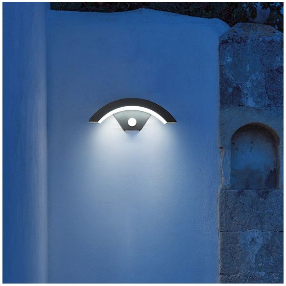 Moderne Stil Aluminium Wandleuchten Arc Form 11,5 "breites LED -Wandlicht für Outdoors