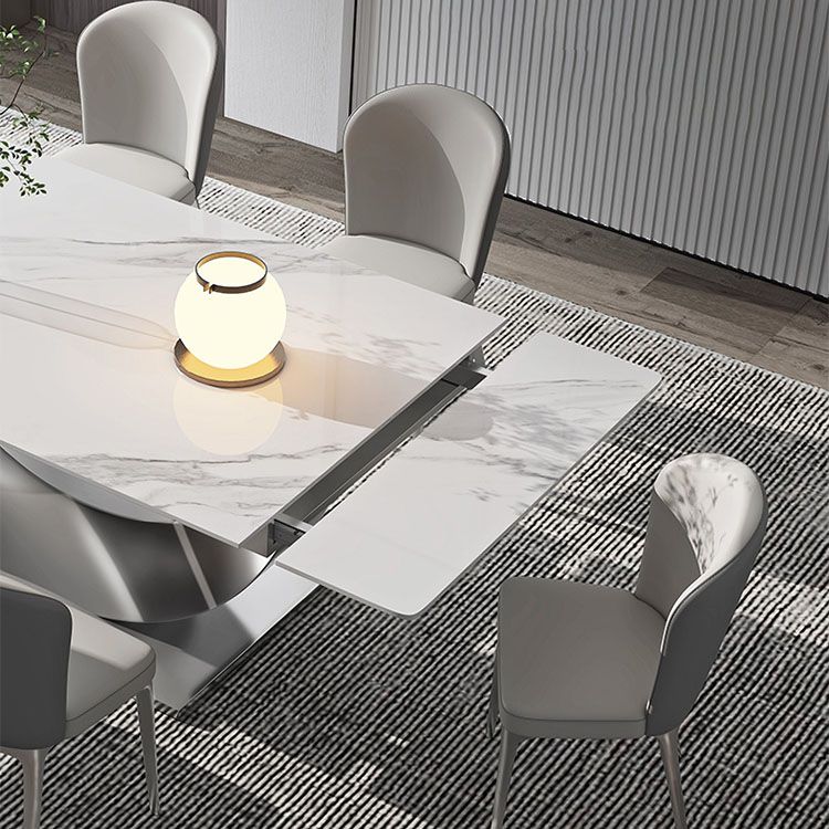 Modern Sintered Stone Dining Table Set 1/4/5/7 Pieces Dining Set for Home Use