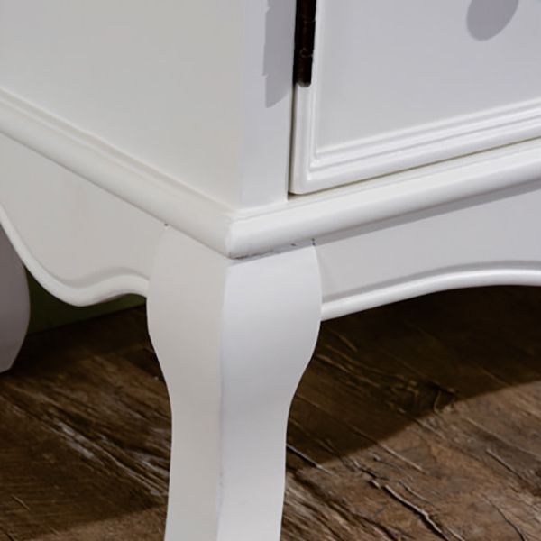 38.18" Tall Wood Rectangular Cabinet 3 - Drawer and 2 - Door Accent Chest