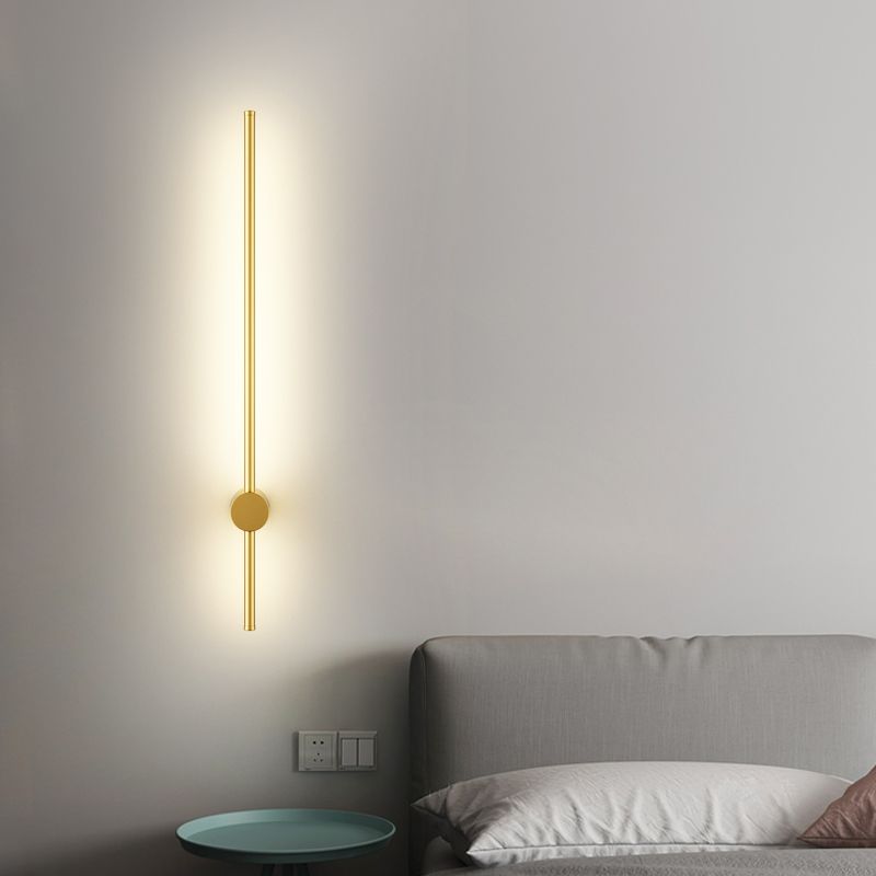 Minimalism Metal Wall Light Modern Style Linear Wall Light Sconce for Living Room
