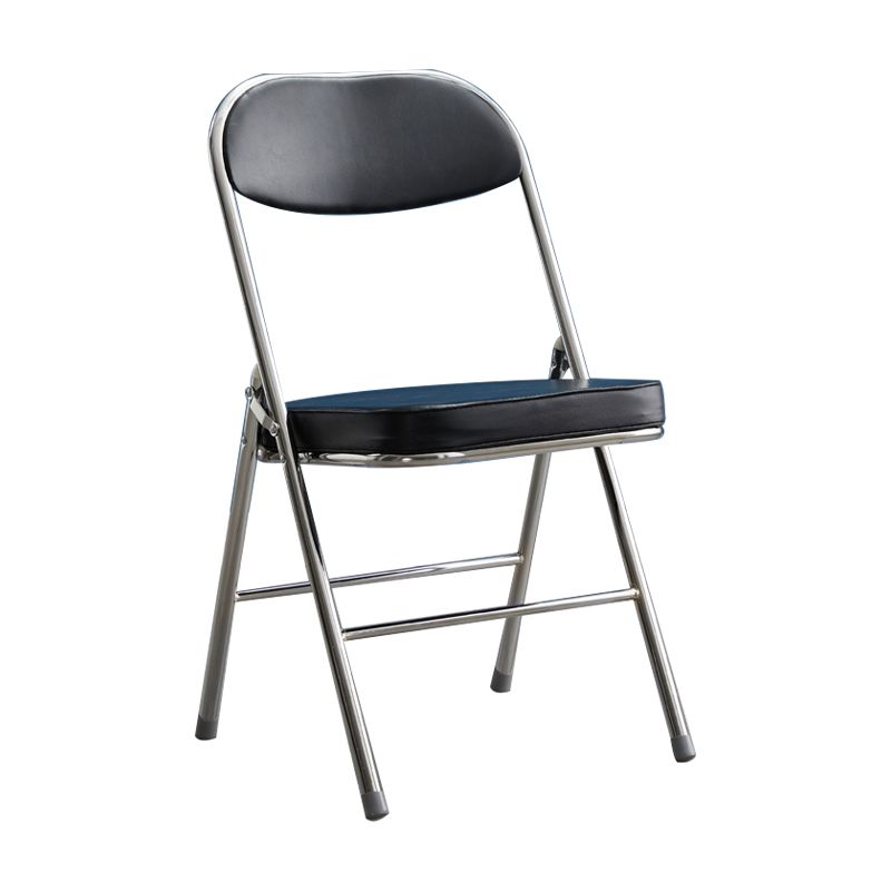 Upholstered Scandinavian Home Side Chair Matte Finish Folding Dining Chair