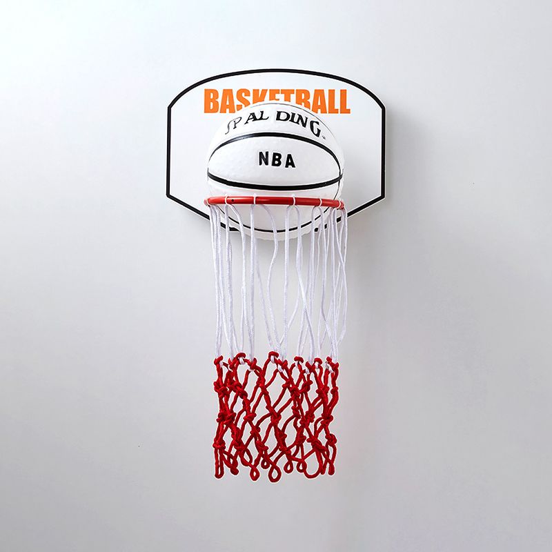 Cartoon mand frame vorm muur licht touw 1 hoofd slaapkamer sconce in rood met basketbal opaal glazen schaduw