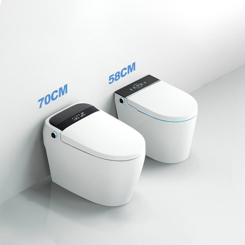 Modern Floor Mount Urine Toilet White Siphon Jet Toilet Bowl with Toilet Seat