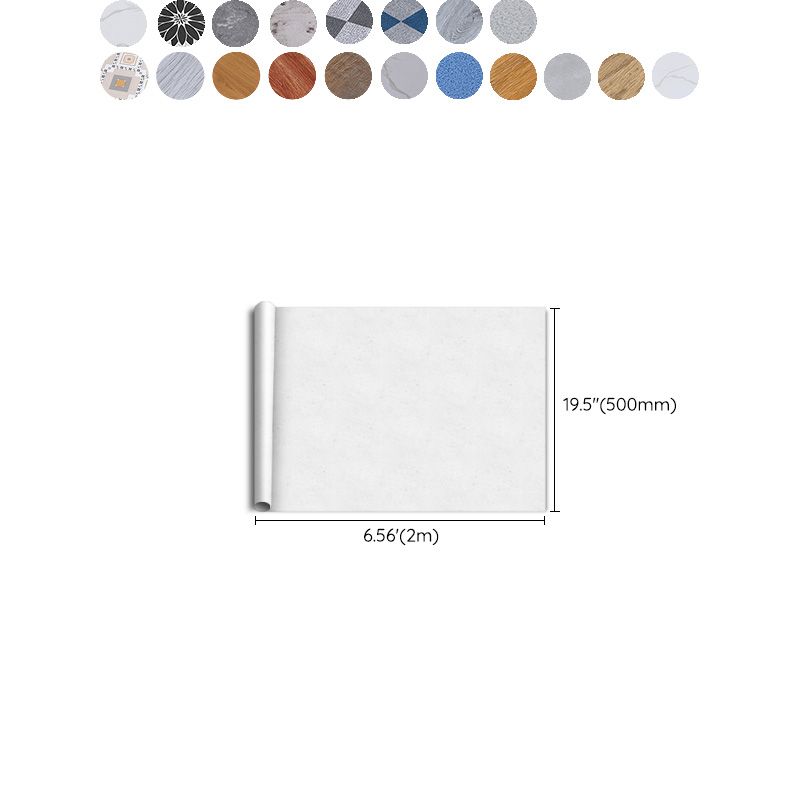 Home Indoor Vinyl Floor Coiled Marble Print Square PVC Vinyl Flooring