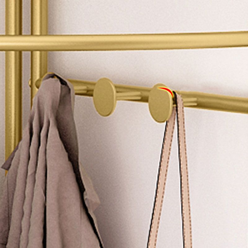 Modern Hall Tree Hooks Coat Hanger Storage Shleves Coat Hanger