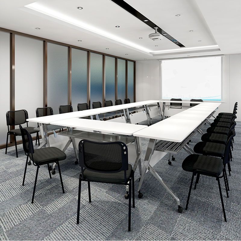 Modern Mesh Conference Chair Armless Upholstered Office Chair