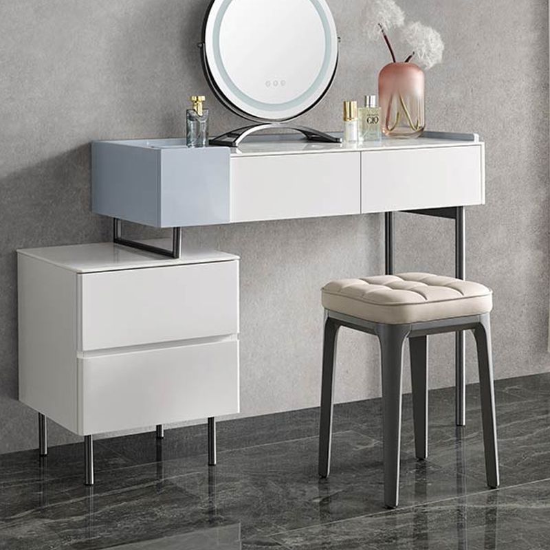 Contemporary Standard Square Leather Standard With Legs for Home