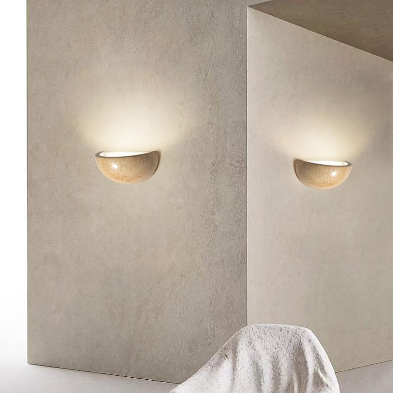 Contemporary Wall Light Fixture Marble Wall Light Sconce for Bedroom