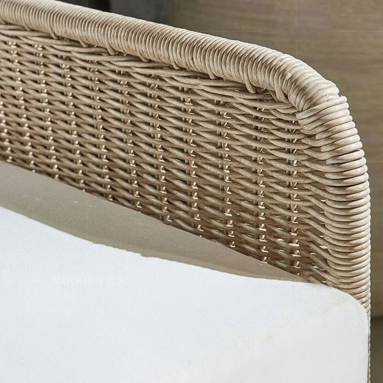 Metal Frame Outdoor Patio Sofa Industrial Cushion UV Resistant Patio Sofa