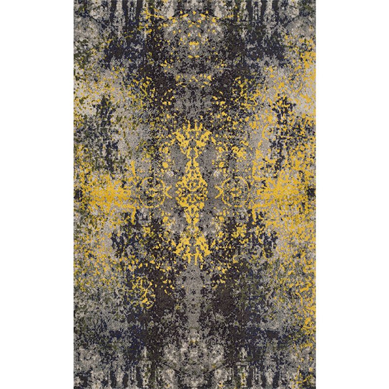 Shabby chic abstract tapijt Meerkleurig polyster binnentapijt Antislip achterkant Wasbaar tapijt voor decoratie