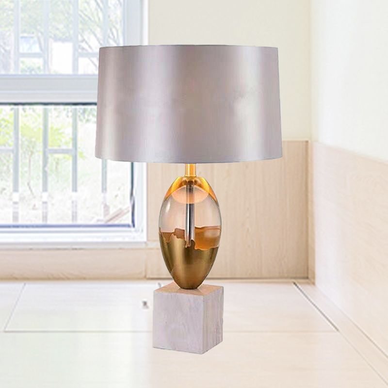 Stoff Drum Schreibtisch hell modern