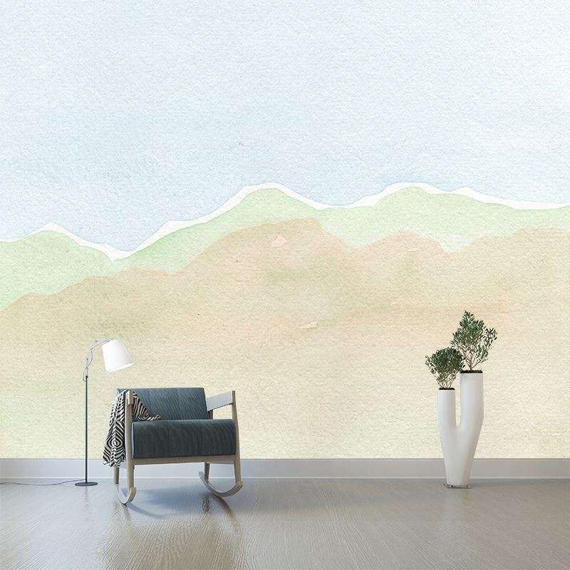 Modern Style Illustration Mural Wallpaper Abstract Watercolor Indoor Wall Mural