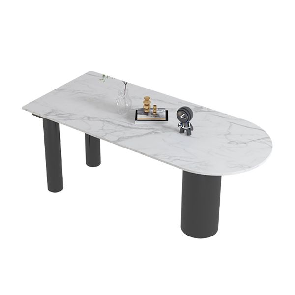 Sintered Stone Dining Table Modern White Dining Table for Kitchen