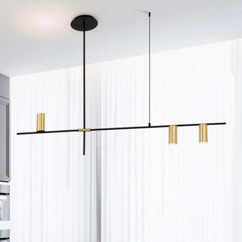 Luces colgantes colgantes de cilindro de estilo moderno accesorios de iluminación de metal