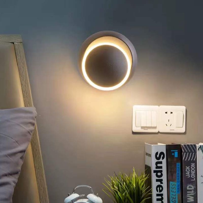 Plastic Sconce Light Modern Style Wall Sconce Lighting for Living Room