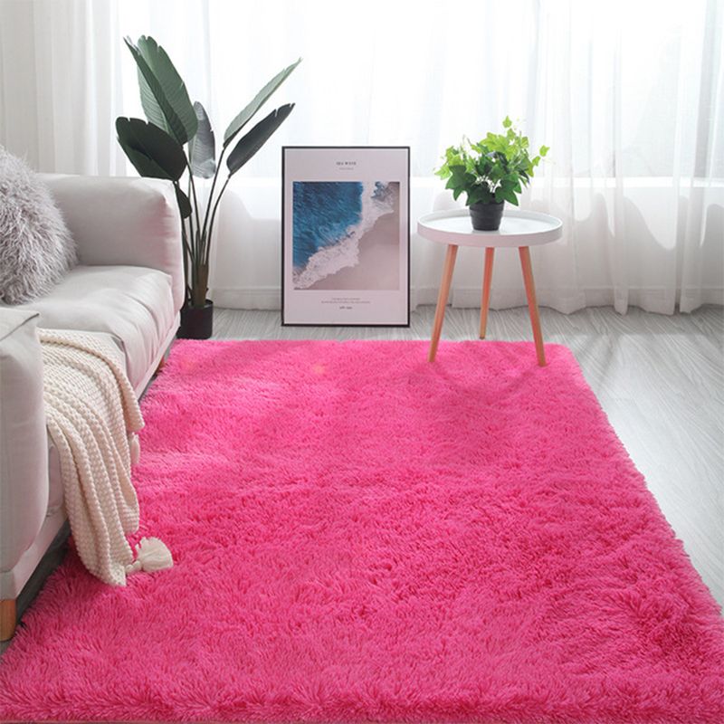 Tapis moderne de moquette de tapis en polyester tapis de support non glipt