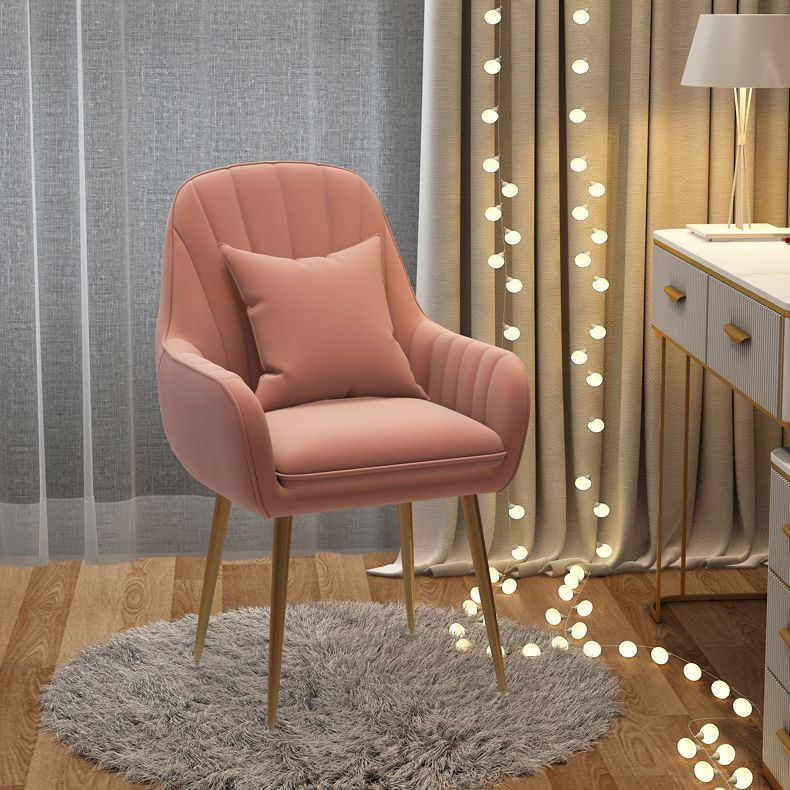 Metal Contemporary Home Side Chair Parsons Chair 18'' Wide Chair for Kitchen