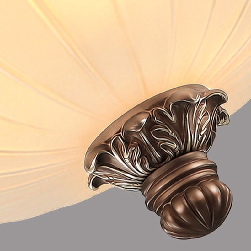 Modern Flush Mount Light con vetro Shade Ceiling Lamp per Bedroom Living Room