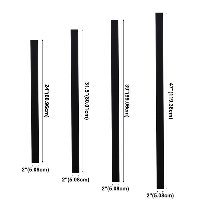 Nordic Modern Metal 1-Light Wall Mount Lamp Linear Wall Sconce for Bedroom