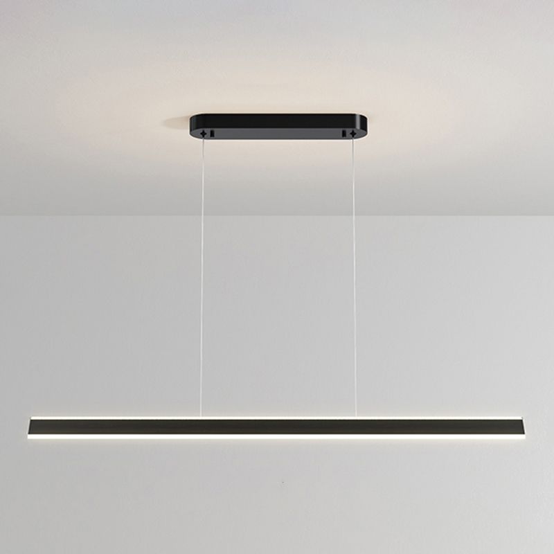 LED Island Lamp Modern Island Hanging Lamp with Acrylic Shade for Bedroom