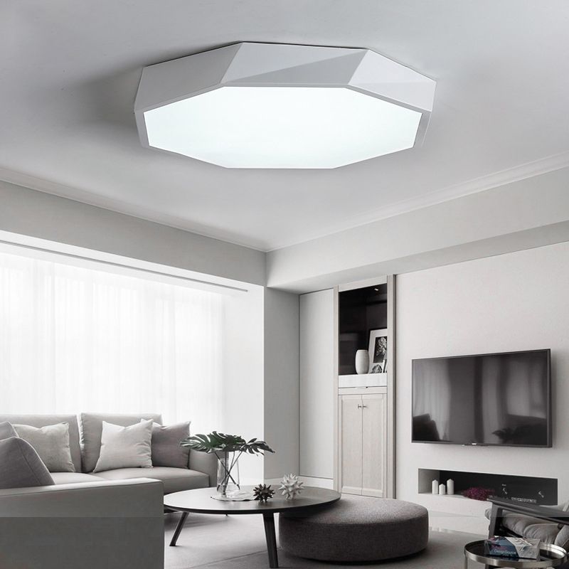 Modern Minimalist LED Ceiling Light Creative Geometric Flush Mount Ceiling Lamp