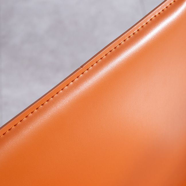 Chaises de salle à manger en métal de style scandinave chaise sans bras solide pour la maison