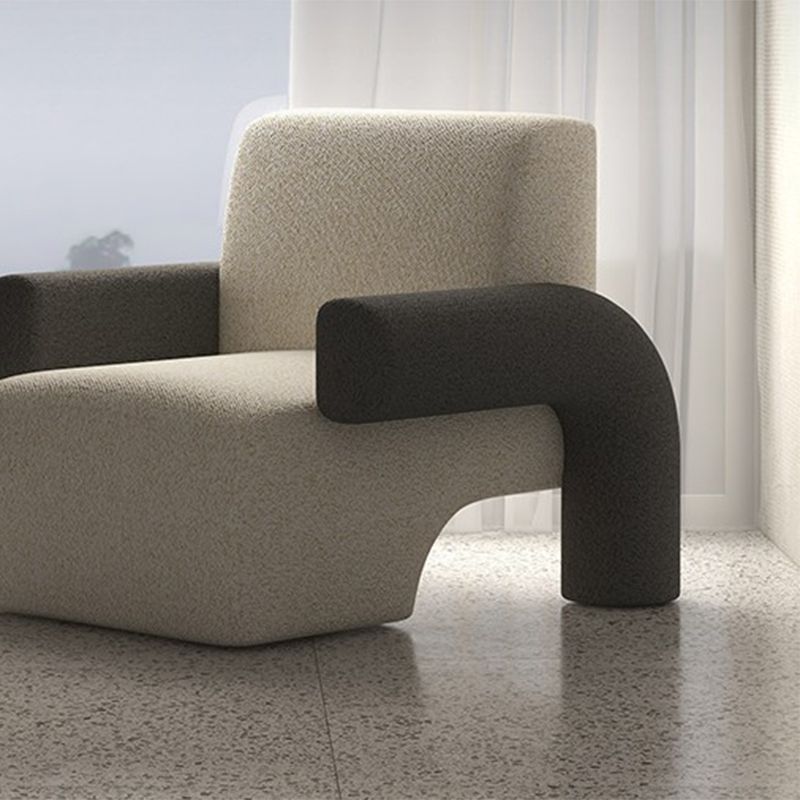 Arm Chair Recessed Arms Included Chair for Living Room, 35.43" Wide