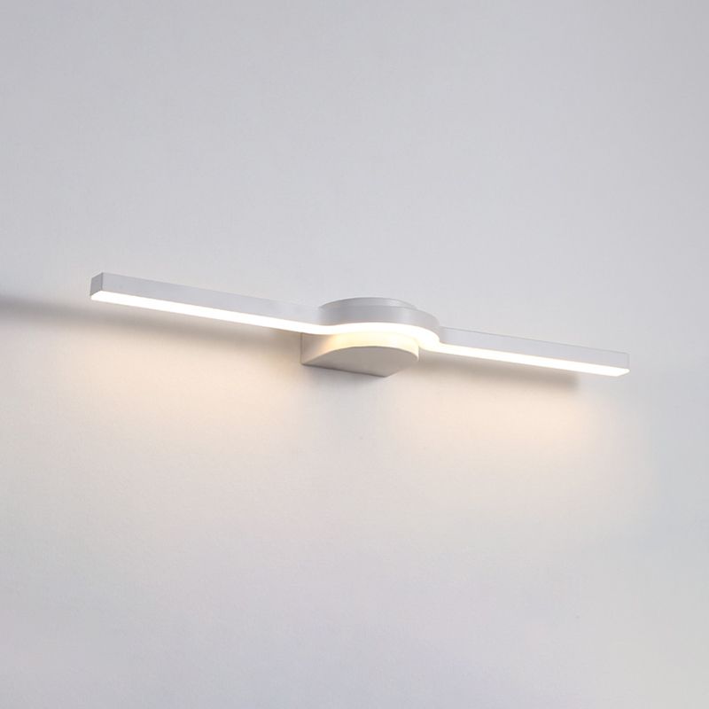 Metal Thin Vanity Wall Sconce Modern Style 1 Light Vanity Lighting Fixtures