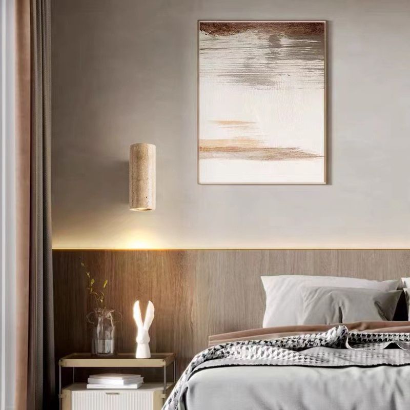 Contemporary Single Brown Wall Mounted Sconce Unique Wall Light