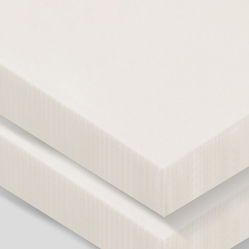 Scandinavian Cream Cushion Back Stain-Resistant Faux Leather Sofa