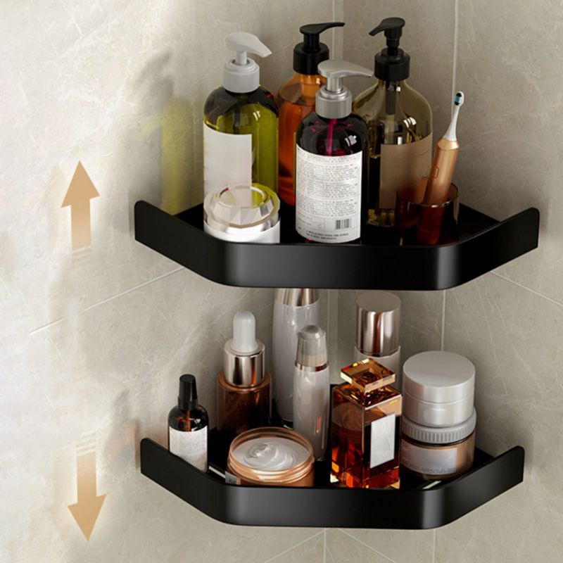 Modern Bathroom Set Towel Bar Paper Holder Black Bathroom Accessory Kit