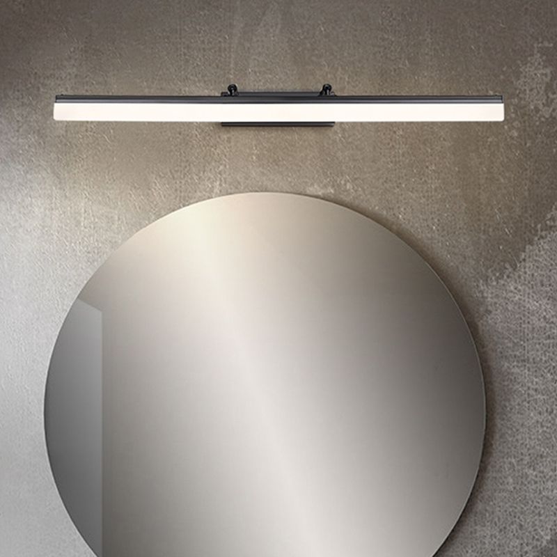 Éclairage mural de forme de style moderne métal 1 appliques murales légères pour salle de bain