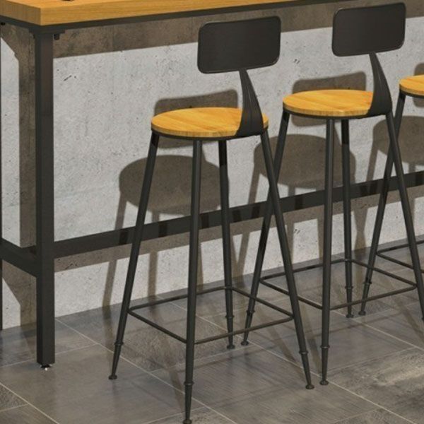 Industrial Style 1/6/11 Pieces Bar Table Set Rectangle Pine Wood Counter Table for Cafe