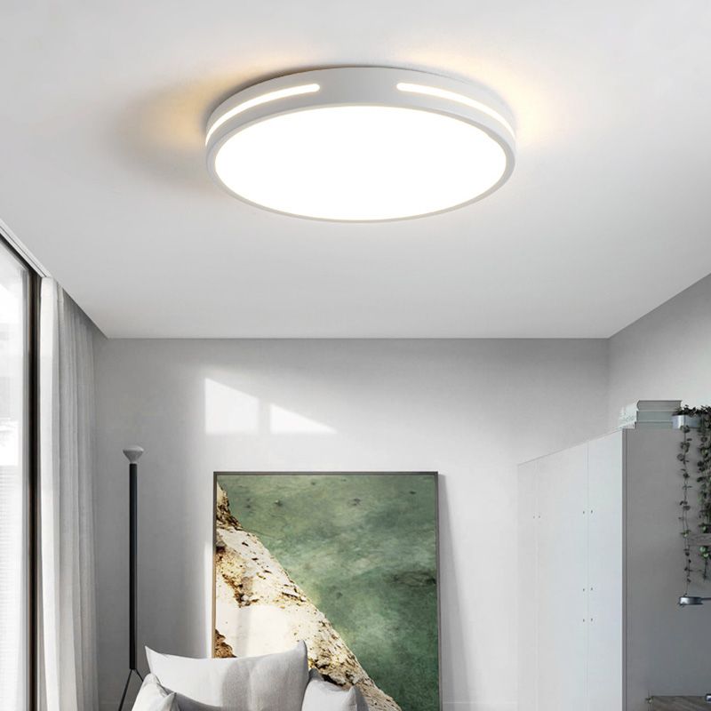 Acrylique Flush Ceiling Light Fixture 1-Light Modern Style Flush Mount Lighting
