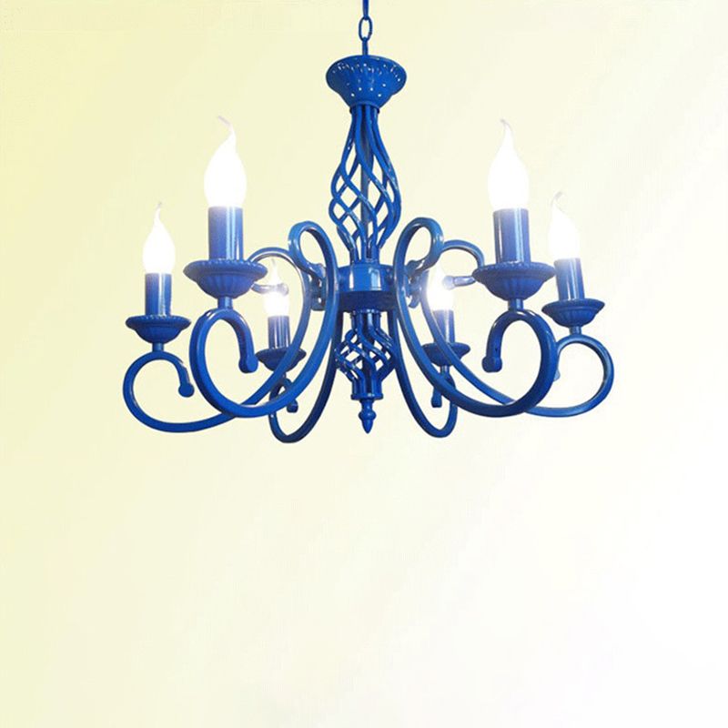 Luces de lámpara de araña únicas Fixros de luz colgante de metal tradicionales