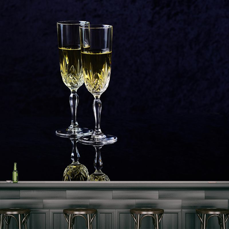 Commercial Use Wine Mural Wallpaper Moisture Resistant for Wine Bar, Custom Size Available